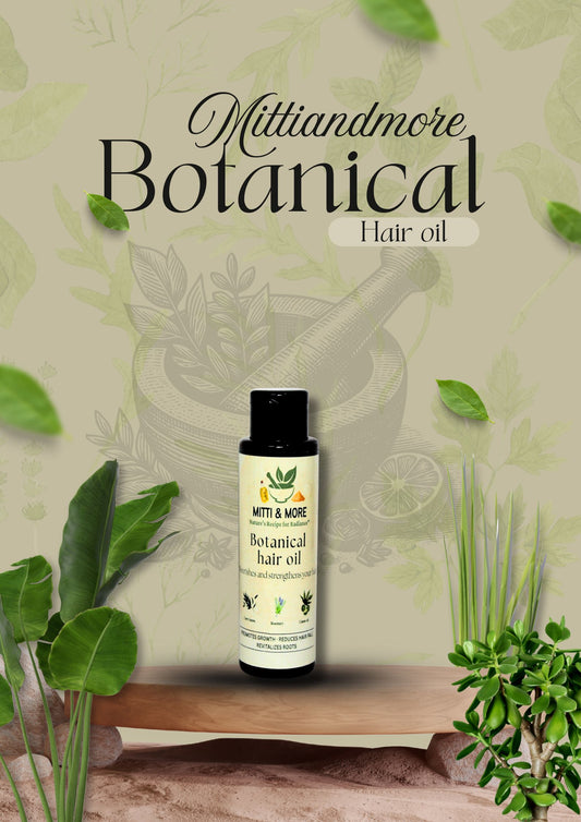 Botanical Hair Oil – Herbal Blend for Strong, Healthy Hair