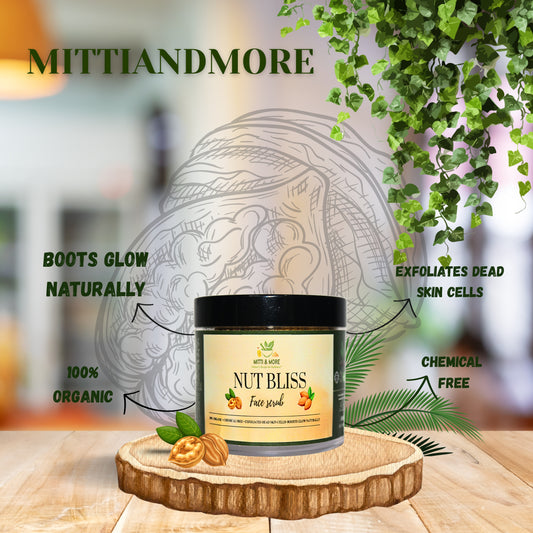 Nut Bliss – Gentle Exfoliating Scrub for Face & Body