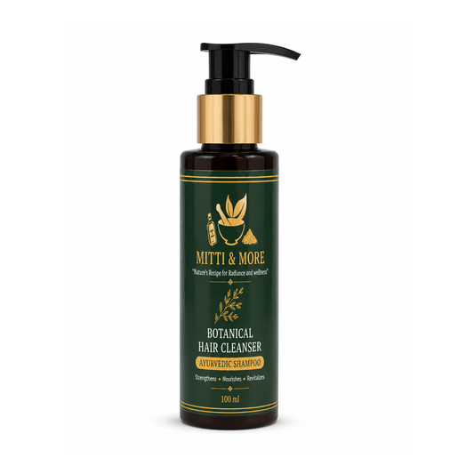 Botanical Hair Cleanser – Herbal Ayurvedic Hair Wash with Amla, Neem, Aloe Vera & Rosemary Oil | 100 ml