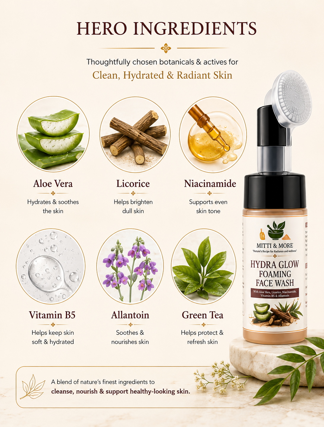 Hydra Glow Foaming Face Wash
