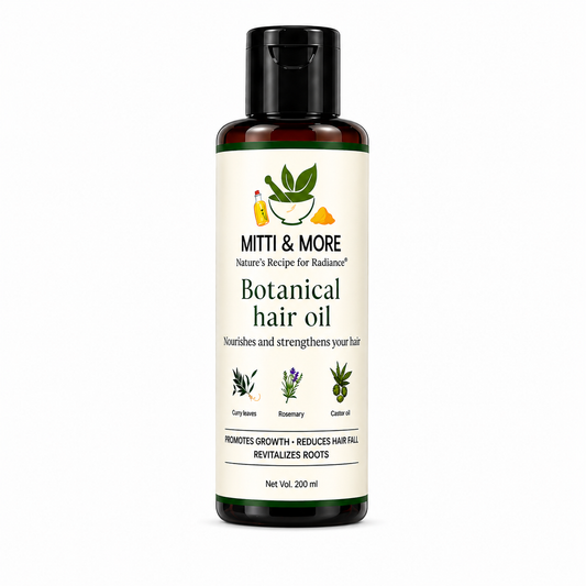 Botanical Hair Oil – Herbal Blend for Strong, Healthy Hair