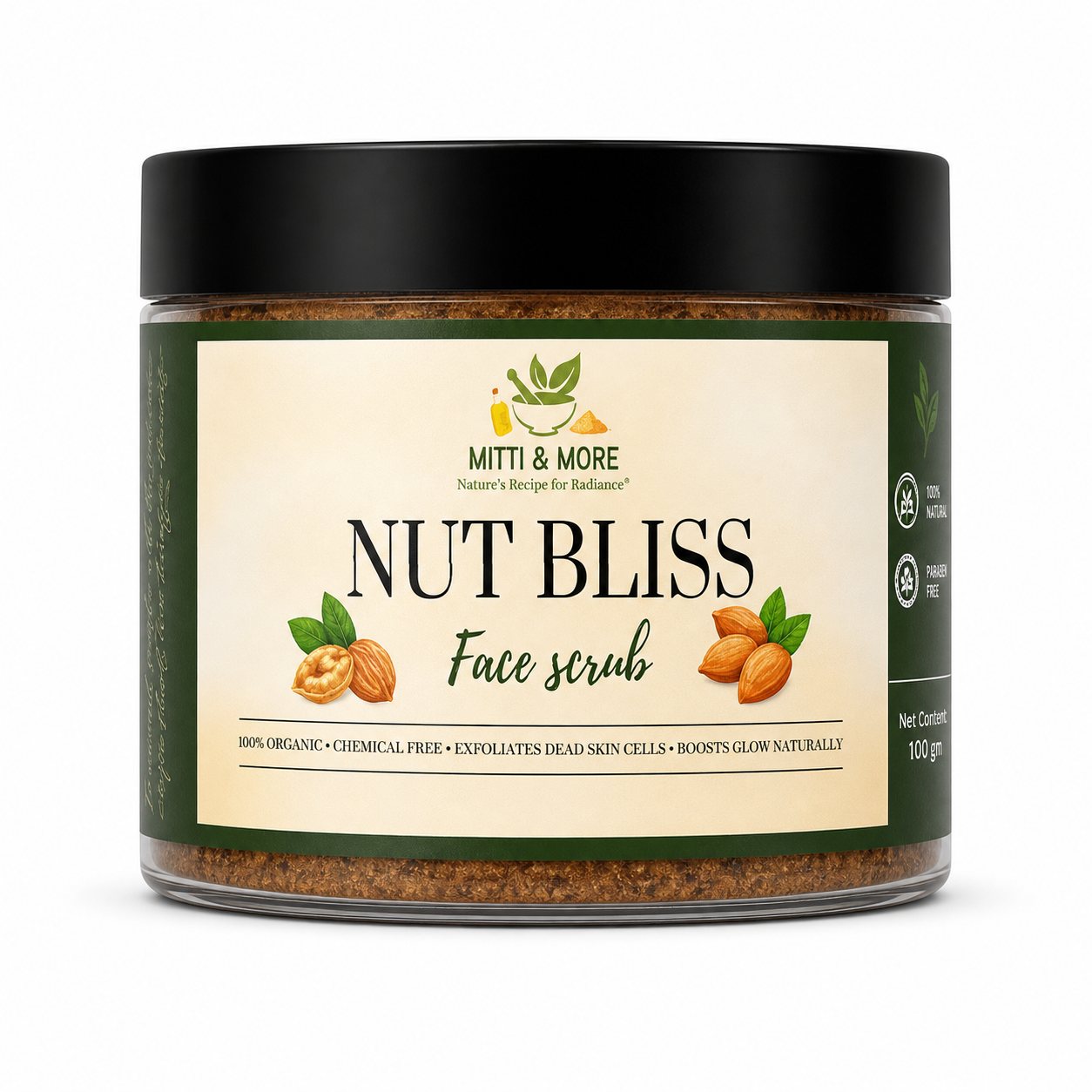 Nut Bliss – Gentle Exfoliating Scrub for Face & Body