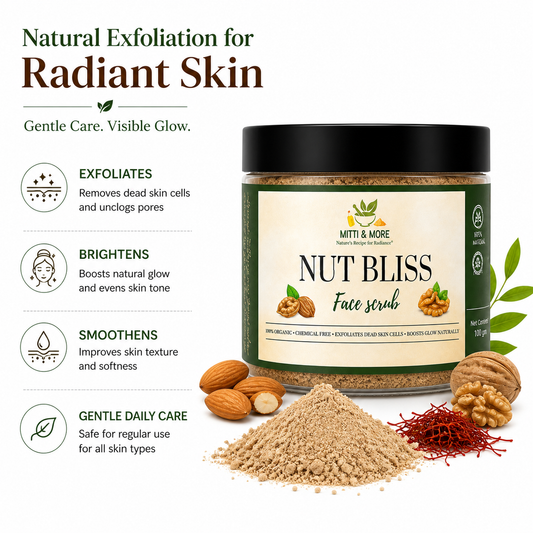 Nut Bliss – Gentle Exfoliating Scrub for Face & Body
